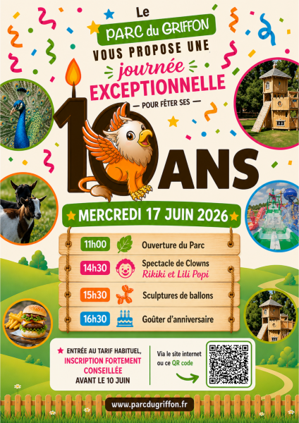 Anniversaire 10 ans du Parc du Griffon