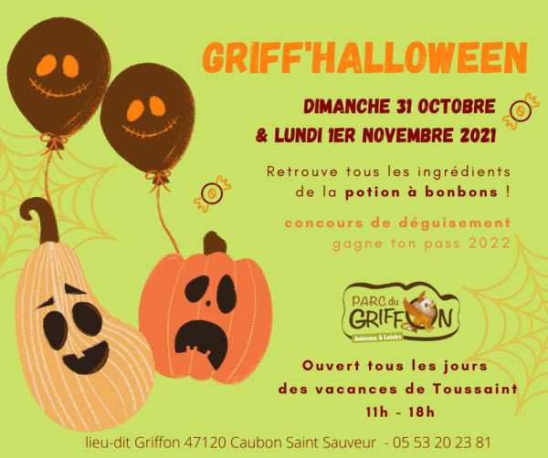 Griff'Halloween au Parc du Griffon